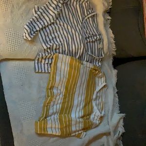2 j crew size large long sleeve shirts